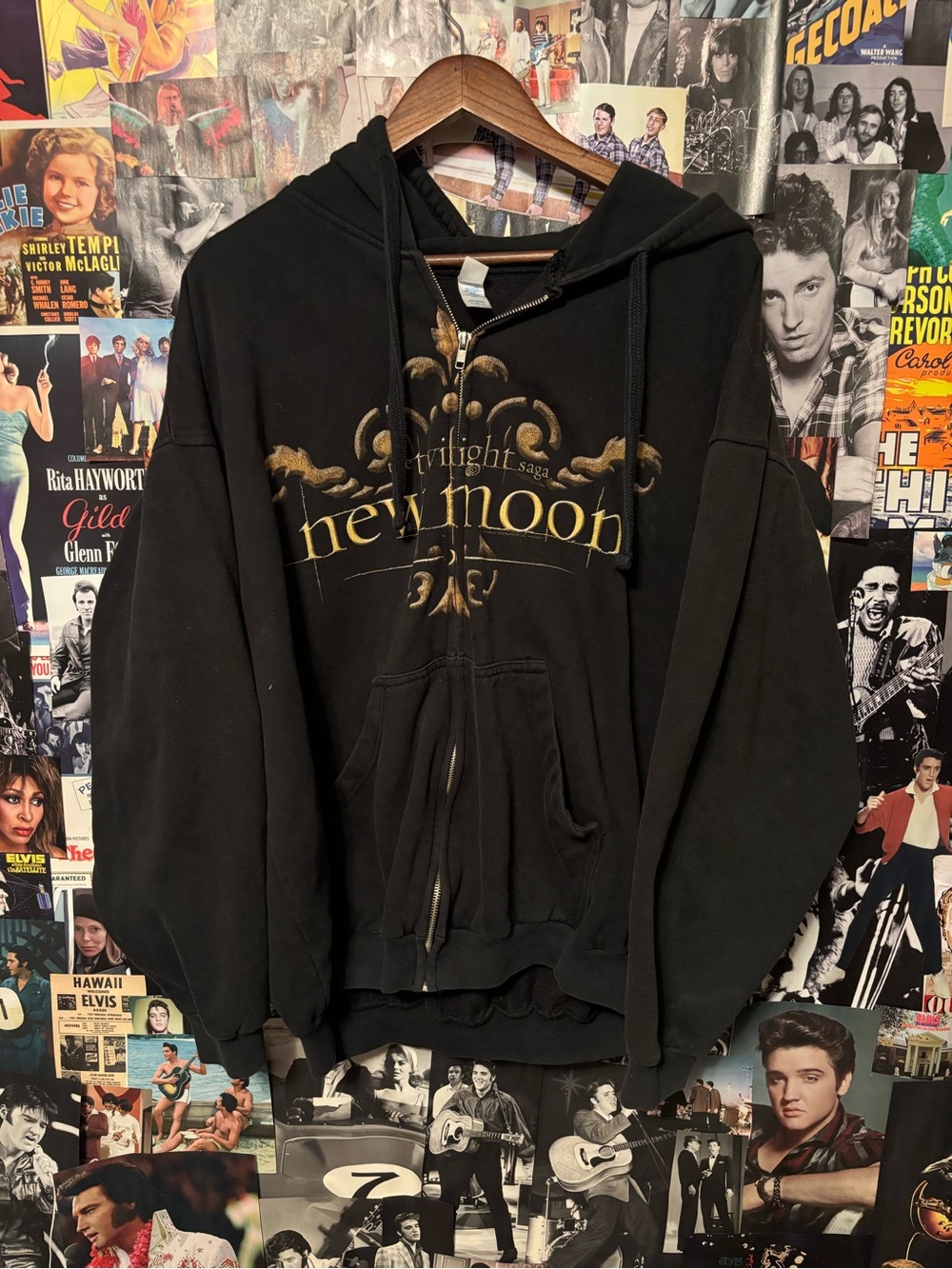 Twilight Saga New Moon Black Zip-Up Hoodie